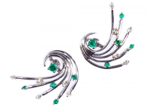 Emerald Set 3 Earrings (Exclusive to Precious) 